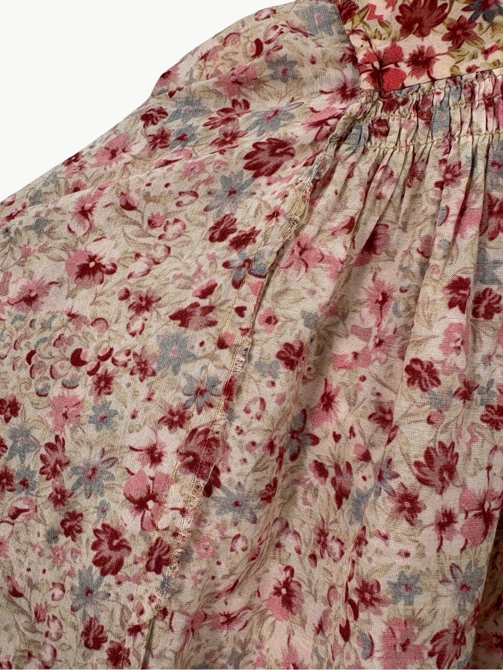 DÔEN Rose Blouse Size Small in Pink Valley Floral Cotton Viscose Relaxed Fit - Picture 16 of 16